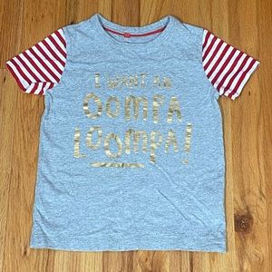 Mini Boden Oompa Loompa shirt 4-5 years